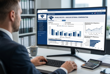 Receita Federal lança Painel Receita: ferramenta gratuita compara desempenho de empresas por setor O novo Painel Receita permite aos profissionais da contabilidade comparar o desempenho das empresas com a média do seu respectivo setor.