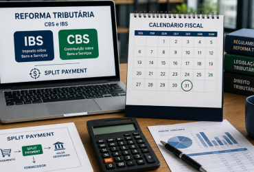 O regulamento define que IBS e CBS vencem no último dia útil do mês seguinte ao período de apuração.