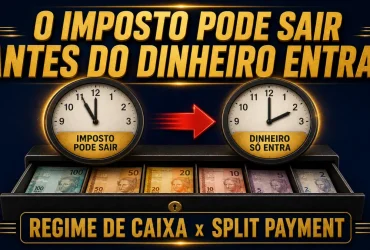 Simples Nacional — Simples Nacional no regime de caixa contra o split payment: o que acontece quand