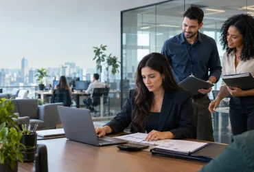 Profissional contábil trabalhando nas dependências de empresa cliente representa o risco de caracterização de cessão de mão de obra no Simples Nacional