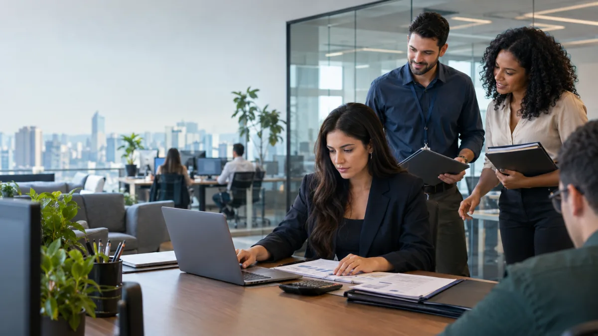 Profissional contábil trabalhando nas dependências de empresa cliente representa o risco de caracterização de cessão de mão de obra no Simples Nacional