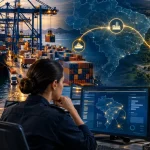 Contêineres importados seguem do porto para destino no Brasil enquanto Duimp passa a exigir UF e município do local da operação de consumo