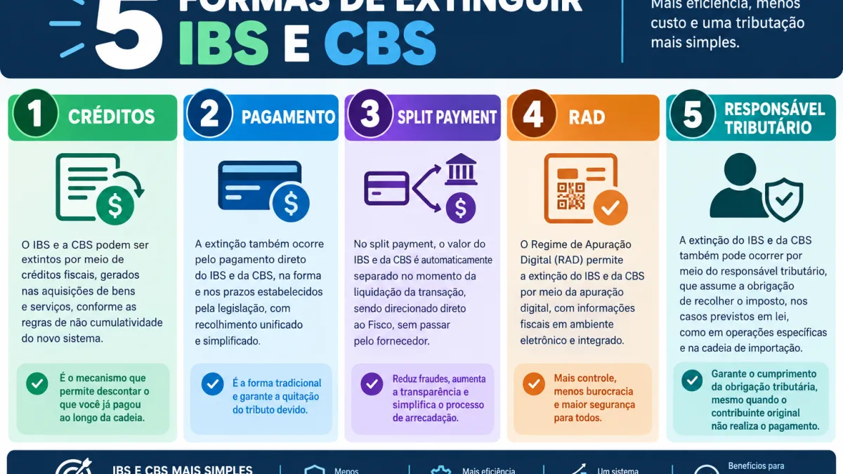 Empresa acompanha créditos, pagamento, split payment e RAD para extinguir débitos de IBS e CBS