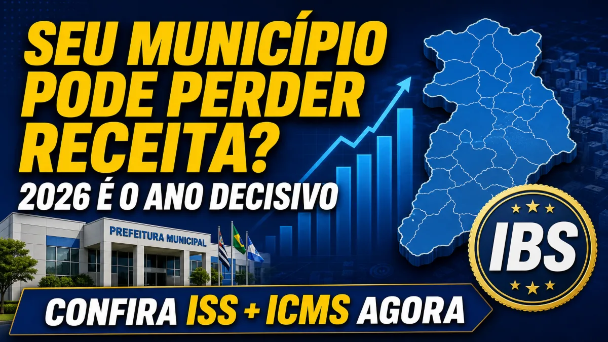 2026 pode valer por décadas: municípios precisam conferir agora ISS, ICMS, NFS-e e dados fiscais antes do IBS Prefeitura analisa dados de ISS, cota-parte do ICMS, NFS-e e receita de referência para a transição do IBS