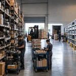 Estoque de peças automotivas em distribuidora representa o fim do PIS e Cofins monofásico e a entrada do IBS e CBS no setor de autopeças