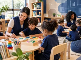 Creche com crianças e educadores representa redução de 60% de IBS e CBS para serviços de educação infantil