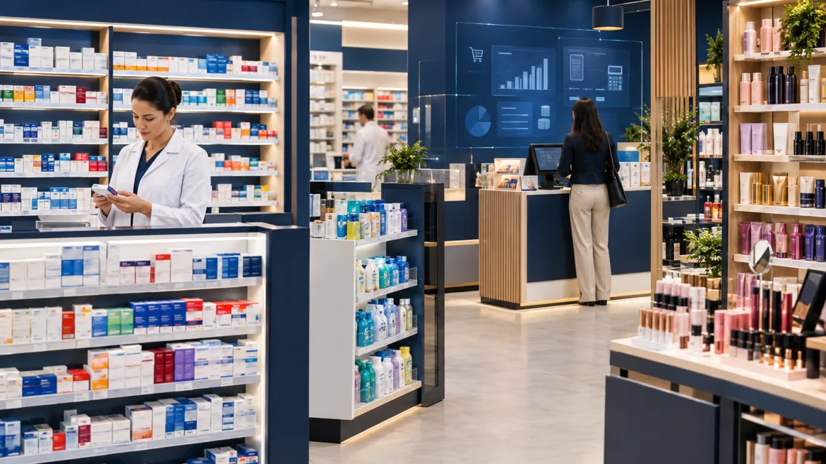 Reforma Tributária divide o varejo farmacêutico: medicamentos terão redução, mas perfumaria e conveniência podem enfrentar alíquota-padrão Farmacêutico em drogaria com medicamentos e cosméticos representa diferentes regras de IBS e CBS no varejo farmacêutico