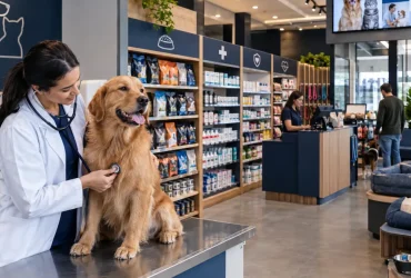 Veterinário, cão, gato e produtos de pet shop representam diferentes regras de IBS e CBS para o mercado pet