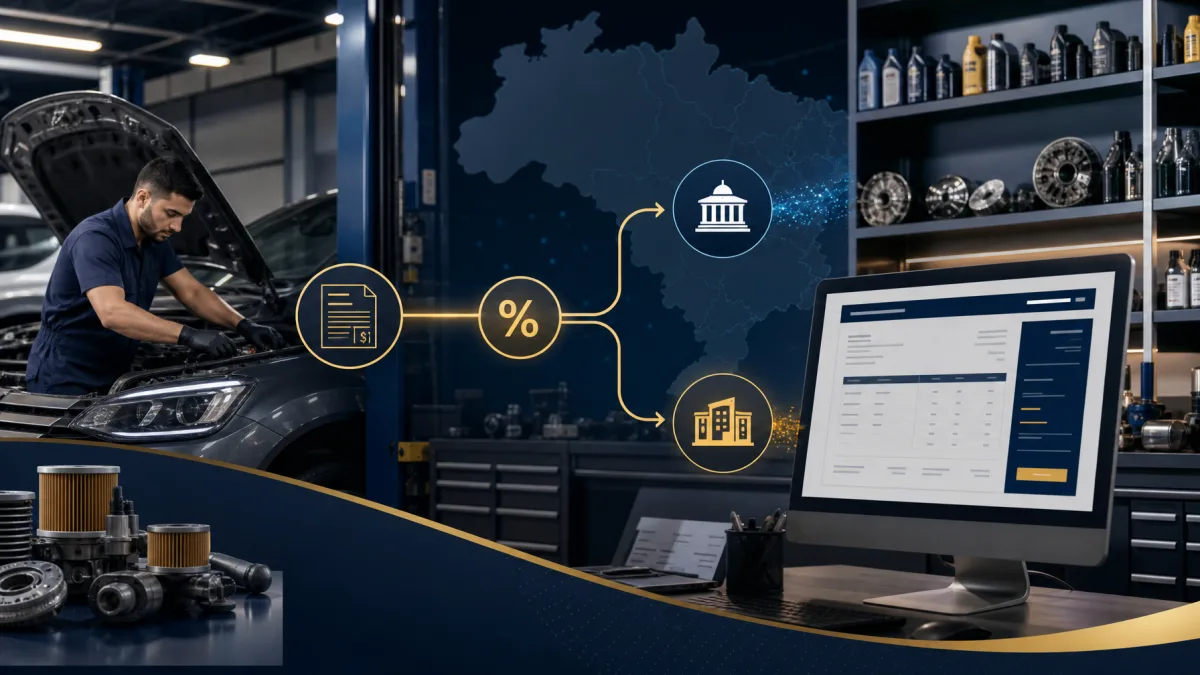 Oficina mecânica analisa impactos de IBS e CBS sobre peças, serviços, créditos e Simples Nacional