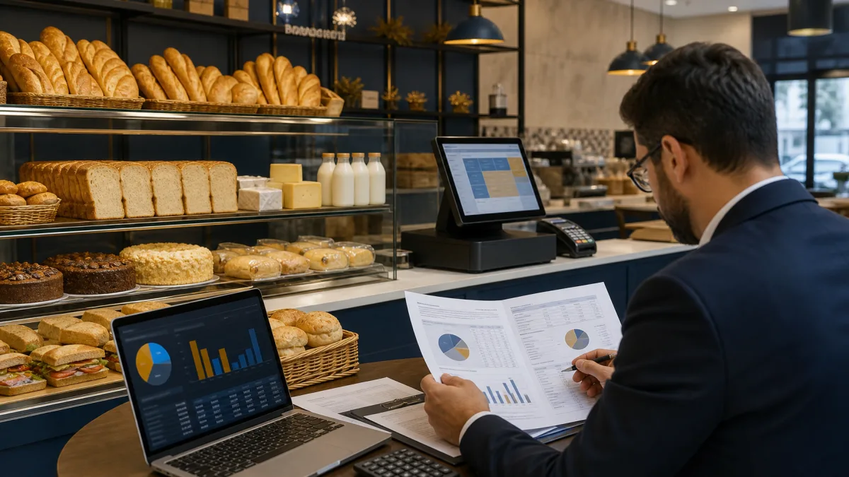 Reforma Tributária nas padarias: pão francês zero, pão de forma reduzido e lanches com regra própria Padaria com pão francês, pão de forma, lanches e sistema de caixa separando diferentes tratamentos de IBS e CBS