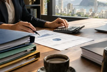 Documentos de planejamento tributário e projeções da alíquota da CBS para 2027, que pode superar 10%