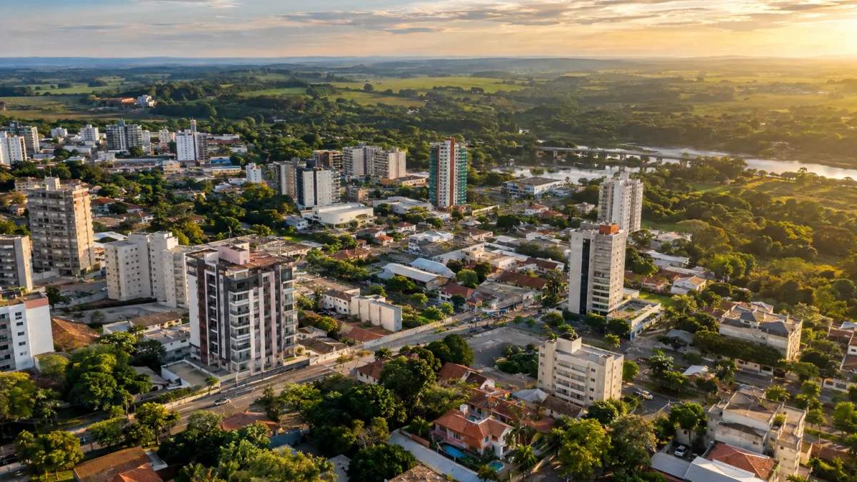 Cadastro Imobiliário Brasileiro (CIB): o que é, como funciona e quais imóveis serão cadastrados Vista de imóveis urbanos e rurais brasileiros que serão identificados pelo Cadastro Imobiliário Brasileiro CIB