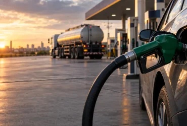 Abastecimento de gasolina em posto brasileiro ilustra alíquota de CBS de R$ 0,7925 por litro em 2027