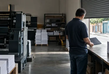 Ambiente empresarial com documentos cadastrais representando CNPJ suspenso, inconsistências e procedimentos de regularização na Receita Federal