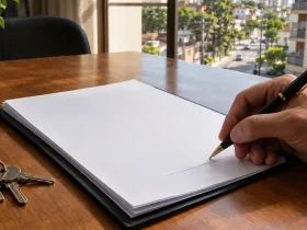 Um detalhe no contrato de aluguel pode fazer diferença no cálculo dos novos impostos Contrato de locação e chaves de imóvel relacionados às regras de tributação do aluguel pelo IBS e CBS