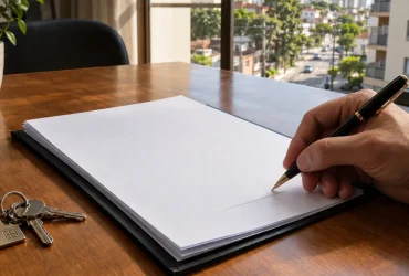 Contrato de locação e chaves de imóvel relacionados às regras de tributação do aluguel pelo IBS e CBS