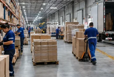 Mercadorias em centro de distribuição representam fiscalização do IBS em operações destinadas a municípios de outros estados