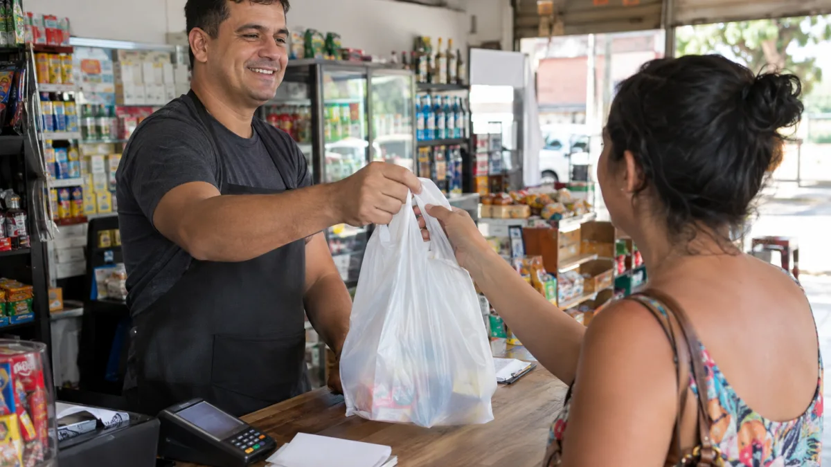 Microempreendedor individual atende consumidor em comércio e avalia novas regras para uso da DASN-SIMEI como documento fiscal eletrônico