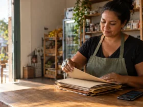 MEI precisará solicitar o perdão das dívidas ou o cancelamento será automático: descubra Microempreendedor individual organiza documentos para acompanhar o perdão automático de dívidas inscritas na Dívida Ativa da União