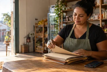 Microempreendedor individual organiza documentos para acompanhar o perdão automático de dívidas inscritas na Dívida Ativa da União