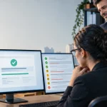 Contador verifica NFS-e autorizada e identifica ausência de informações de IBS e CBS durante a implantação da Reforma Tributária