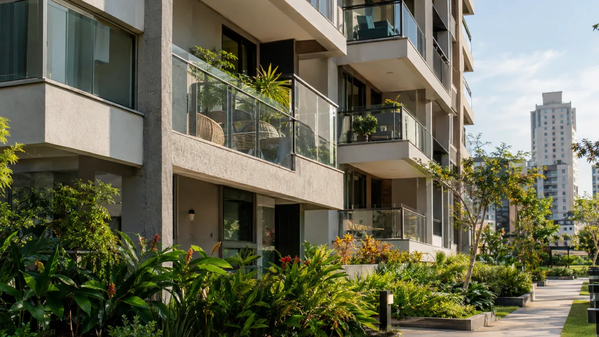Prédio residencial novo e explicação do redutor social de R$ 100 mil na base de cálculo do IBS e da CBS