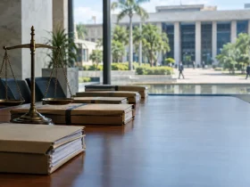 Contratos administrativos poderão ser reequilibrados por causa do IBS e da CBS; entenda as regras Documentos de contrato público e balança ilustram o reequilíbrio econômico-financeiro por impacto do IBS e da CBS em 2027