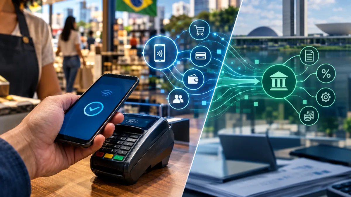 Reforma tributária 2026 Pix: proposta de acabar com Split Payment reacende dúvidas sobre pagamentos Pagamento por smartphone representa debate sobre Pix e Split Payment na Reforma Tributária de 2026