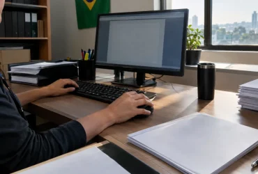 Profissional ajusta sistema emissor de nota fiscal para corrigir a rejeição 129 de autorização síncrona na NF-e