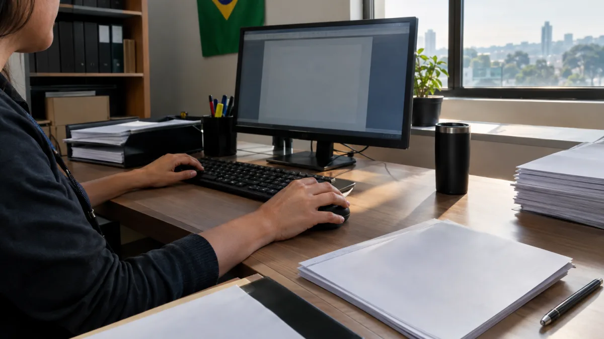 Profissional ajusta sistema emissor de nota fiscal para corrigir a rejeição 129 de autorização síncrona na NF-e