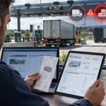 Empresa confere NFS-e Via de pedágio e registra rejeição por divergência de placa ou valor do serviço