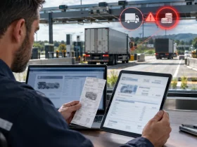 Empresa confere NFS-e Via de pedágio e registra rejeição por divergência de placa ou valor do serviço