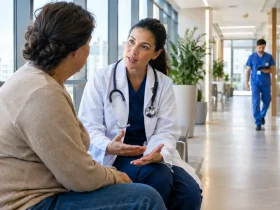 Quais serviços de saúde terão redução de 60% na Reforma Tributária? Profissionais da saúde em unidade médica representam os serviços com alíquotas de IBS e CBS reduzidas em 60% pela Reforma Tributária