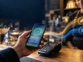 Split Payment vai cobrar uma taxa de R$ 0,39 por pagamento no Pix? Celular utilizado para pagamento por Pix ilustra debate sobre split payment, remuneração de bancos e ausência de tarifa fixa de R$ 0,39