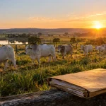 Paisagem de propriedade rural brasileira ilustrando decisão do STF sobre cobrança do Funrural anterior a 2018
