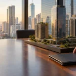 Prédios comerciais simbolizando decisão do STF sobre imunidade de ITBI na integralização de capital de empresas imobiliárias