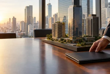 Prédios comerciais simbolizando decisão do STF sobre imunidade de ITBI na integralização de capital de empresas imobiliárias